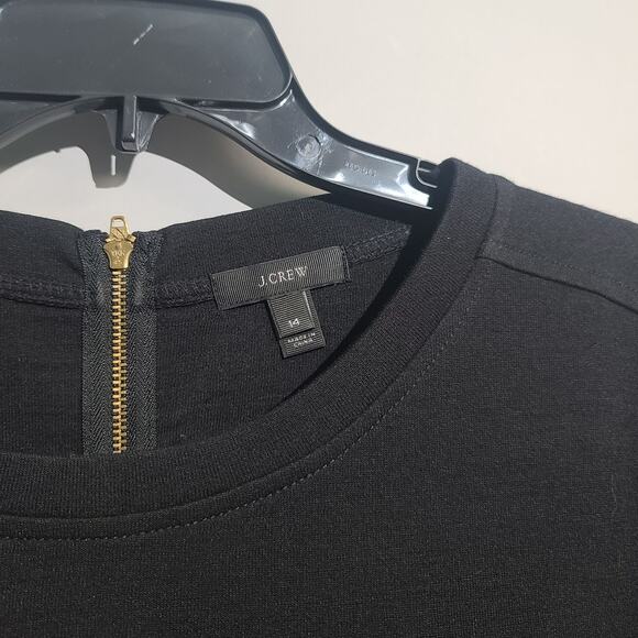 J Crew Zip Pocket Dress Wool Blend Shift Dress - Picture 4 of 5